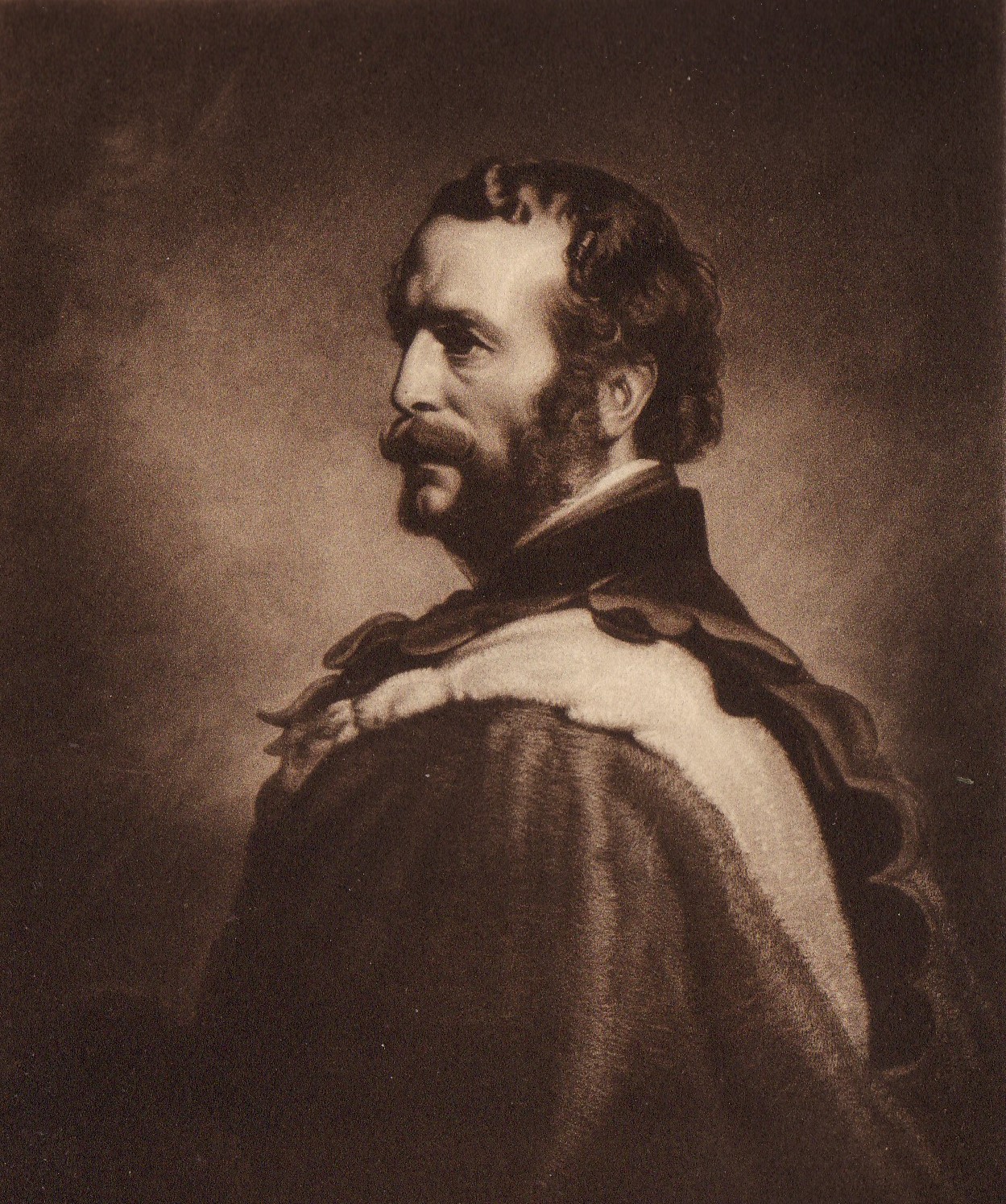 A Portrait of John Rae by Stephen Pearce, 1862